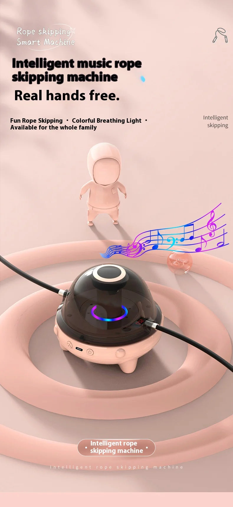 Intelligens ugrókötél gép